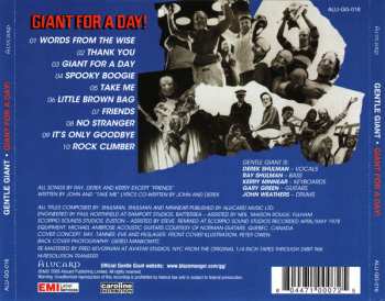 CD Gentle Giant: Giant For A Day!