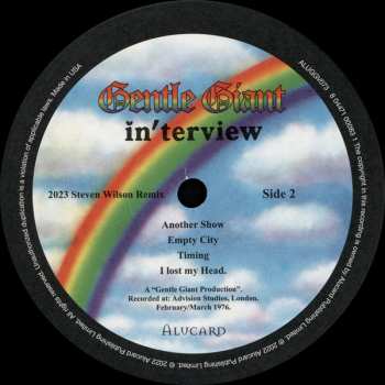 LP Gentle Giant: In'terview