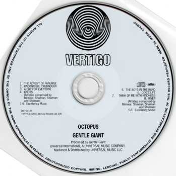 CD Gentle Giant: Octopus