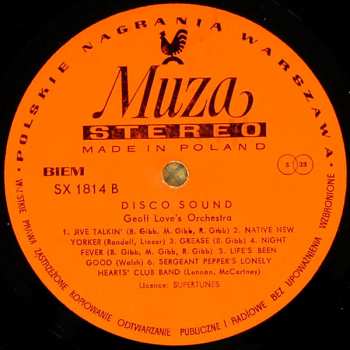LP Geoff Love's Big Disco Sound: Disco Sound