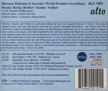 CD Jan Václav Antonín Stamic: Baroque Bohemia & Beyond