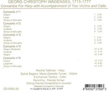 CD Georg Christoph Wagenseil: Concertos For Harp