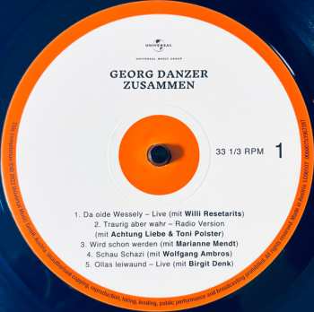 LP Georg Danzer: Zusammen CLR | LTD | NUM