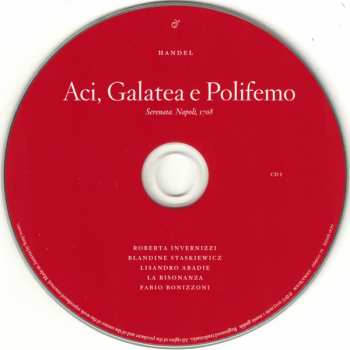 2CD Georg Friedrich Händel: Aci, Galatea E Polifemo