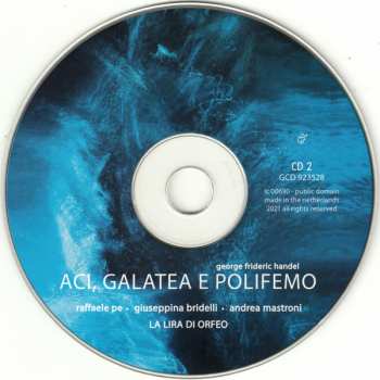 2CD Georg Friedrich Händel: Aci, Galatea E Polifemo