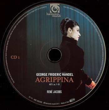 3CD/DVD/Set di cofanetti Georg Friedrich Händel: Agrippina