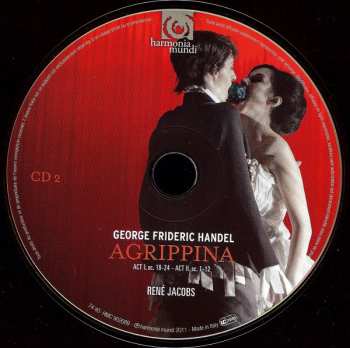 3CD/DVD/Set di cofanetti Georg Friedrich Händel: Agrippina
