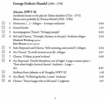 CD Georg Friedrich Händel: Alceste