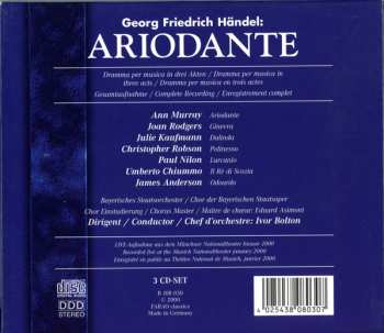 3CD/Set di cofanetti Georg Friedrich Händel: Ariodante