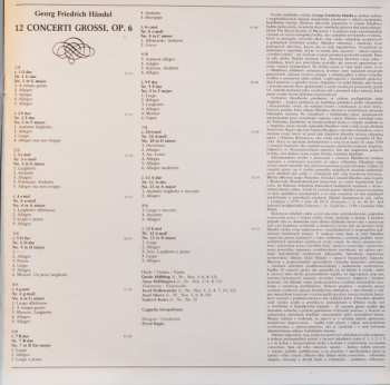 4LP/Set di cofanetti Georg Friedrich Händel: 12 Concerti Grossi, Op.6