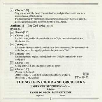 CD Georg Friedrich Händel: Chandos Anthems Volume 4 – Nos. 10 & 11
