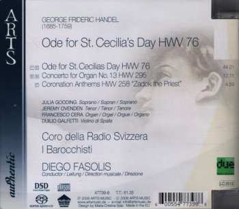 SACD Georg Friedrich Händel: Ode For St. Cecilia's Day HWV 76 / Concerto For Organ HWV 295 / Coronation Anthems HWV 258 "Zadok The Priest"
