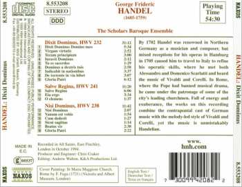 CD Georg Friedrich Händel: Dixit Dominus