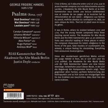 CD Georg Friedrich Händel: Dixit Dominus Laudate Pueri. Nisi Dominus