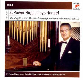 4CD/Set di cofanetti The Royal Philharmonic Orchestra: E. Power Biggs Plays Handel - The 16 Organ Concertos And More