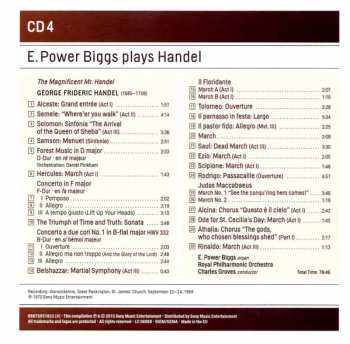 4CD/Set di cofanetti The Royal Philharmonic Orchestra: E. Power Biggs Plays Handel - The 16 Organ Concertos And More