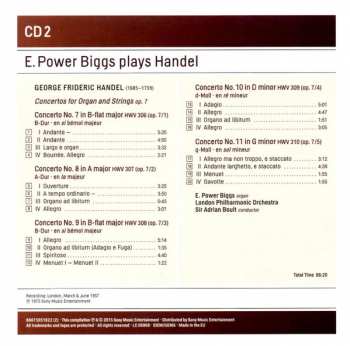 4CD/Set di cofanetti The Royal Philharmonic Orchestra: E. Power Biggs Plays Handel - The 16 Organ Concertos And More