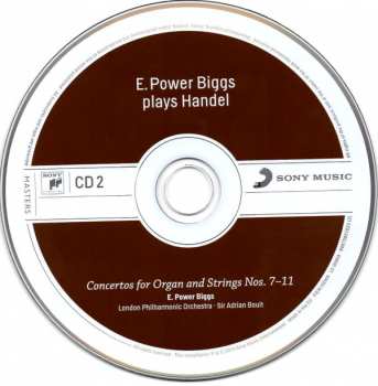 4CD/Set di cofanetti The Royal Philharmonic Orchestra: E. Power Biggs Plays Handel - The 16 Organ Concertos And More
