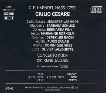 4CD/Set di cofanetti Georg Friedrich Händel: Giulio Cesare