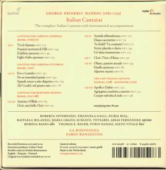7CD/Set di cofanetti Georg Friedrich Händel: Italian Cantatas LTD