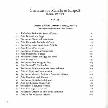 7CD/Set di cofanetti Georg Friedrich Händel: Italian Cantatas LTD