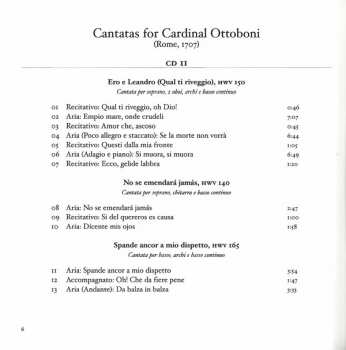 7CD/Set di cofanetti Georg Friedrich Händel: Italian Cantatas LTD