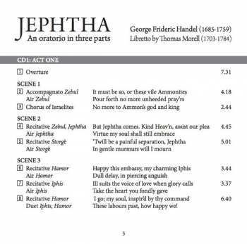 3CD Georg Friedrich Händel: Jephtha