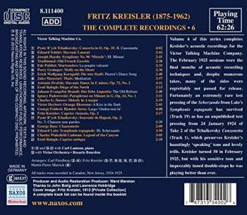 CD Antonín Dvořák: Kreisler, The Complete Recordings • 6