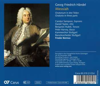 2CD Georg Friedrich Händel: Messiah