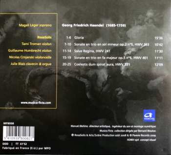 CD Georg Friedrich Händel: Mottetti E Sonate Da Chiesa