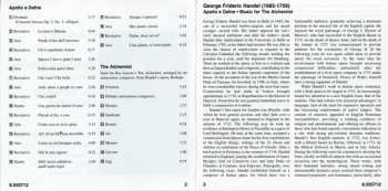 CD Georg Friedrich Händel: Apollo e Dafne/ The Alchemist 