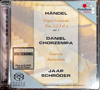 Album Georg Friedrich Händel: Organ Concertos Nos. 1, 2, 3 & 4 Vol. 1
