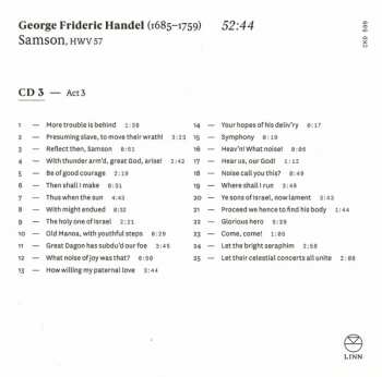 3CD/Set di cofanetti Georg Friedrich Händel: Samson
