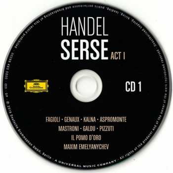 3CD/Set di cofanetti Georg Friedrich Händel: Serse