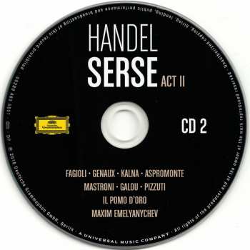 3CD/Set di cofanetti Georg Friedrich Händel: Serse