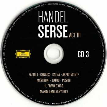 3CD/Set di cofanetti Georg Friedrich Händel: Serse