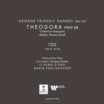 3CD/Set di cofanetti Georg Friedrich Händel: Theodora