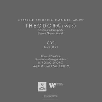 3CD/Set di cofanetti Georg Friedrich Händel: Theodora