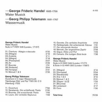 CD Georg Friedrich Händel: Water Musick / Wassermusik
