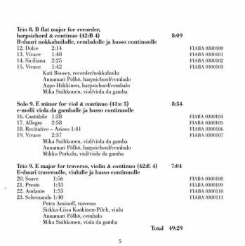 2CD Georg Philipp Telemann: Essercizii Musici Overo Dodeci Soli E Dodeci Trii À Diversi Stromenti (Vol II)