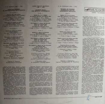 LP Georg Philipp Telemann: Chamber Music Played By Original Instruments