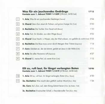 CD Georg Philipp Telemann: Christmas Cantatas III
