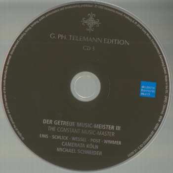 10CD Georg Philipp Telemann: G. Ph. Telemann Edition : Der Getreue Music-Meister, Die Tageszeiten, Orchestral Suites (Overtures), Concertos From Tafelmusik, Bläserkonzerte (Concertos For Woodwind Instruments), 12 Fantasias For Transverse Flute