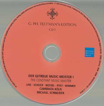 10CD Georg Philipp Telemann: G. Ph. Telemann Edition : Der Getreue Music-Meister, Die Tageszeiten, Orchestral Suites (Overtures), Concertos From Tafelmusik, Bläserkonzerte (Concertos For Woodwind Instruments), 12 Fantasias For Transverse Flute