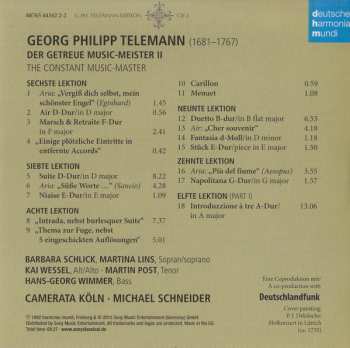 10CD Georg Philipp Telemann: G. Ph. Telemann Edition : Der Getreue Music-Meister, Die Tageszeiten, Orchestral Suites (Overtures), Concertos From Tafelmusik, Bläserkonzerte (Concertos For Woodwind Instruments), 12 Fantasias For Transverse Flute