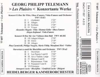 CD Philipp Naegele: Les Plaisirs Konzertante Werke 
