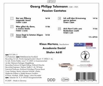 CD Georg Philipp Telemann: Ich Will Den Kreuzweg Gerne Gehen (Passion Cantatas)