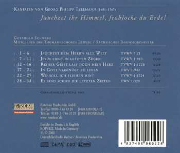 CD Georg Philipp Telemann: Jauchzet Ihr Himmel, Frohlocke Du Erde!