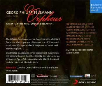 2CD Georg Philipp Telemann: Orpheus