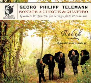 CD Georg Philipp Telemann: Quartette & Quintette Für Flöte,streicher & Bc